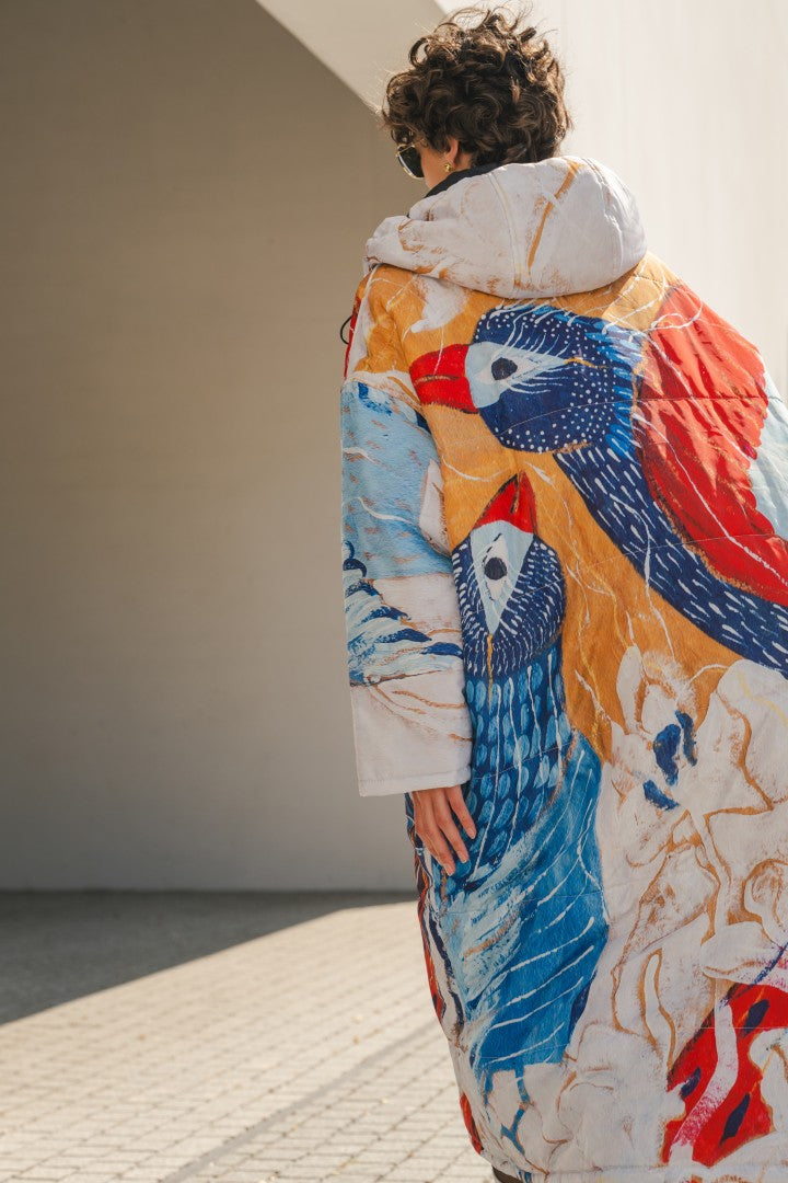 BLUE BIRD, TRANSLATED INTO FORM