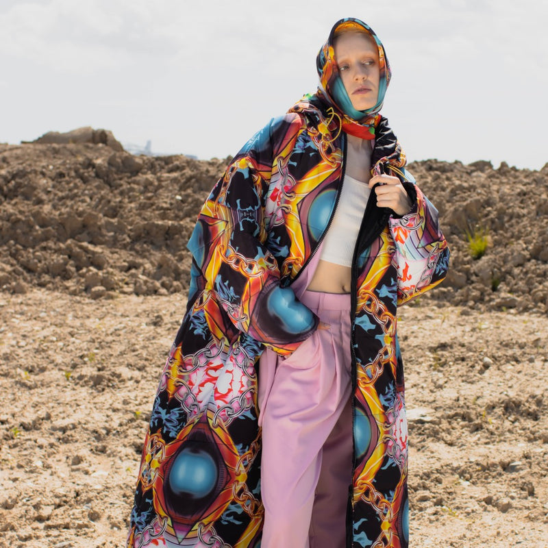 TWO PRINTS, ONE FUTURISTIC WORLD